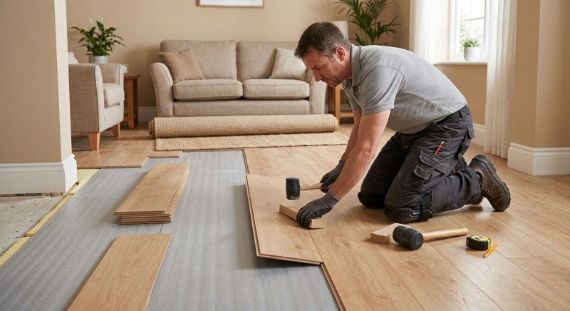Laminate Floor Installation in Tiverton, RI