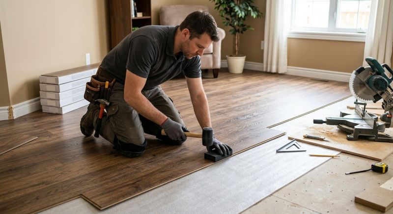Laminate Floor Remodeling in Cranston, RI