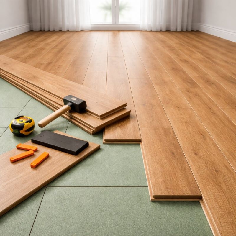 Laminate Floor Remodeling in Cranston, RI