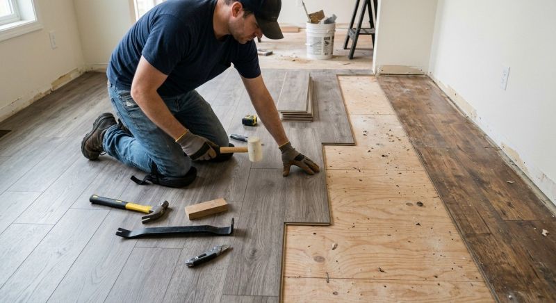 Laminate Floor Replacement in Attleboro, MA