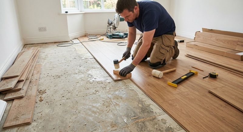 Laminate Floor Replacement in Mansfield, MA