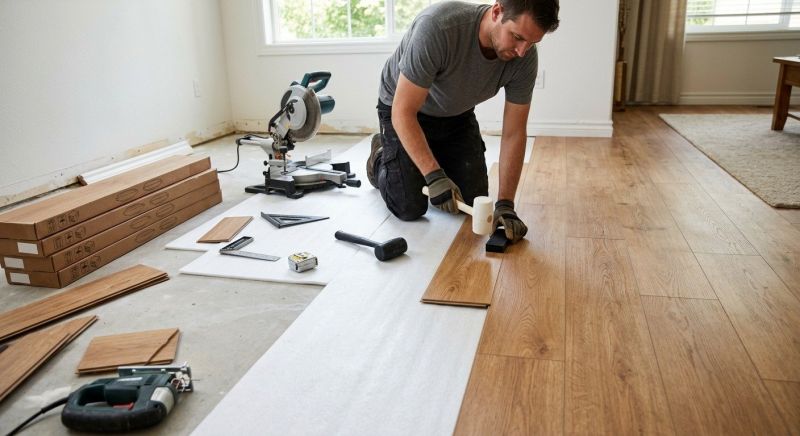 Laminate Floor Replacement in Pascoag, RI