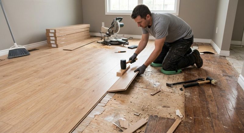 Laminate Floor Replacement in Washington County, RI