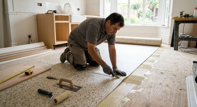 Linoleum Floor Installation in Mansfield, MA
