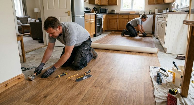 Linoleum Flooring Replacement in Cranston, RI