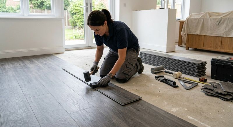 Luxury Vinyl Tile Installation in Cranston, RI