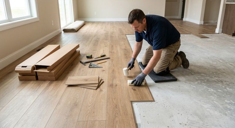 Luxury Vinyl Tile Installation in Oakland, RI