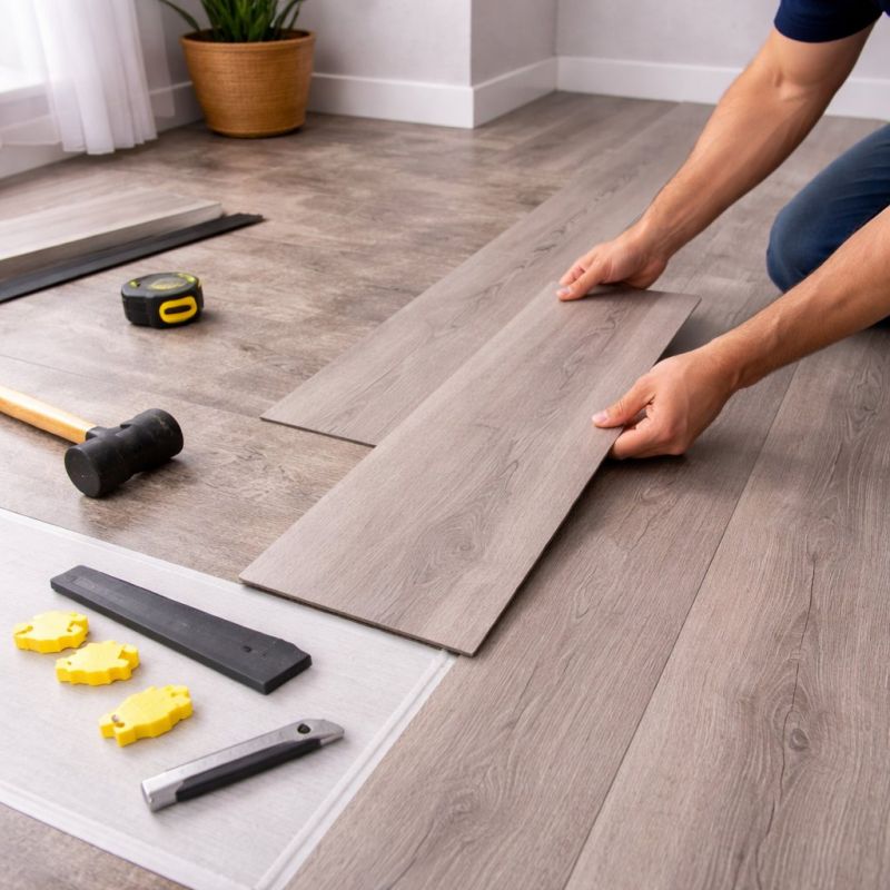 Luxury Vinyl Tile Installation in Uxbridge, MA