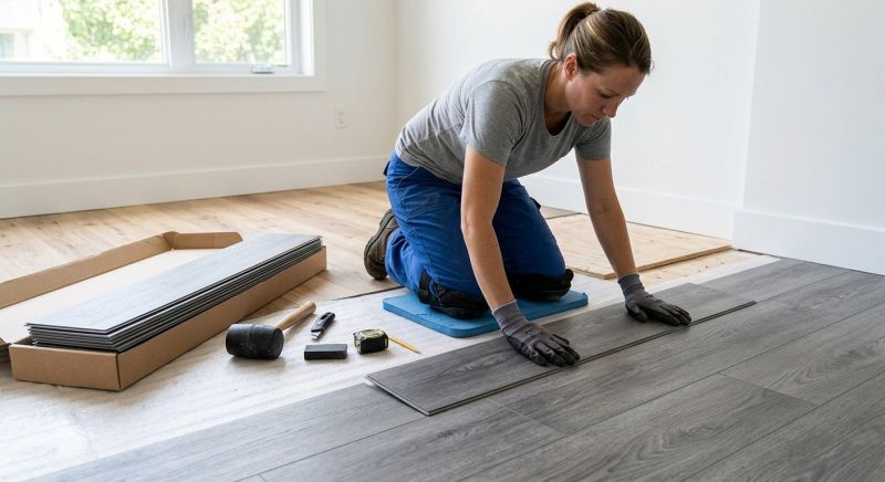Vinyl Tile Installation in Cranston, RI