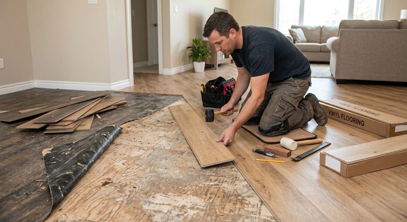 Vinyl Tile Replacement in Cranston, RI